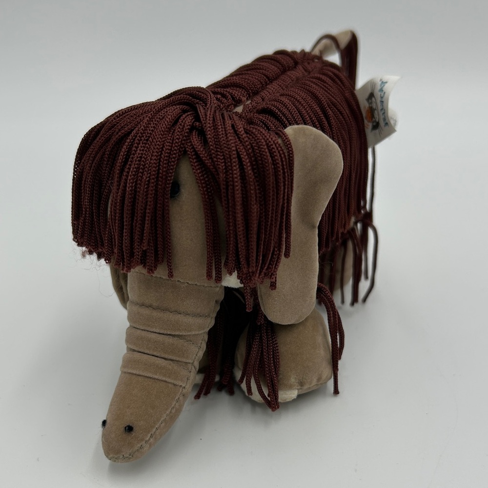 Jellycat I am Fringe Wally Wolly Mammoth Fringe Stuffed Animal Rare retired